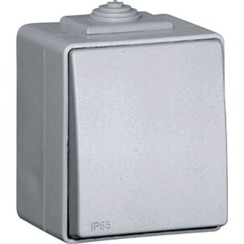 Interruptor Unipolar ESTANQUE48 IP65 Cinzento