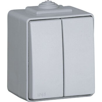 Comutador de Lustre ESTANQUE48 IP65 Cinzento
