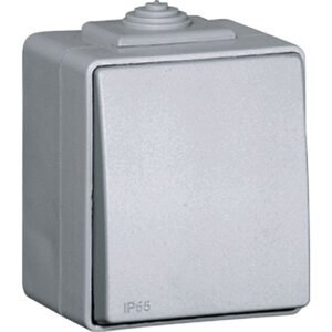 Botão Basculante ESTANQUE48 IP65 Cinzento