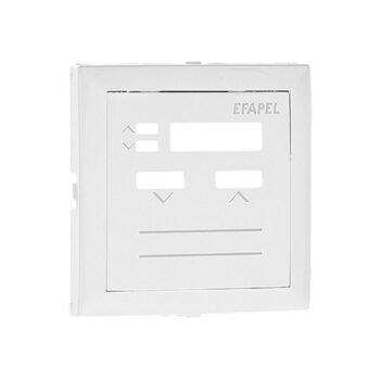 Centro LOGUS90 para comando local de persiana com sensor IR branco