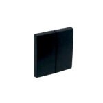 Tecla dupla LOGUS90 preto mate
