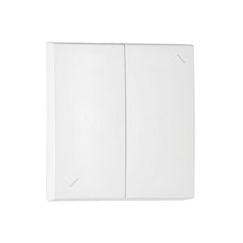 Teclas LOGUS90 para botão duplo de persianas branco