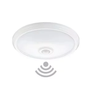 Plafond HALLS com sensor de movimento 15W LED 1200lm 4000K D.24 Branco