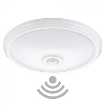 Plafond HALLS com sensor de movimento 20W LED 1600lm 3000K D.29 Branco