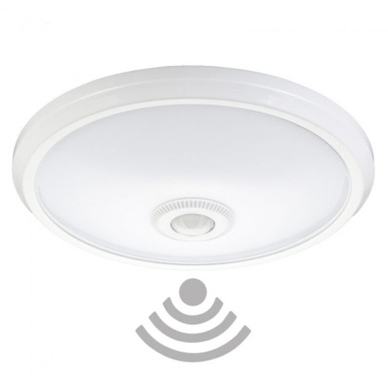 Plafond HALLS com sensor de movimento 20W LED 1600lm 3000K D.29 Branco