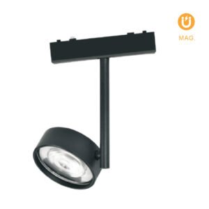 Foco para calha magnética PIQUET (2 condutores) 19W LED 1600lm 3000K 36° preto