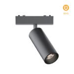 Foco para calha magnética PIQUET (2 condutores) 9W LED 330lm 3000K 24° preto