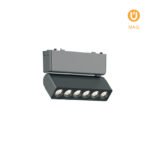 Barra orientável p/calha magnética PIQUET (2 condutores) 6W LED 480lm 3000K 24° preto