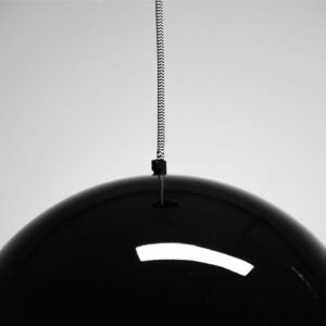 Suspensão MELINDA 1xE27 Alt.Reg.xD.40cm Preto - Image 3