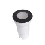 Foco de encastrar solo CECI 1xGU10 6W botão CCT (2cores) incluída IP67 resina preta