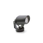Foco TOMMY 1xGU10 6W botão CCT (2cores) incluída IP66 preto
