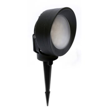 Foco com espigão TOMMY 1xGX53 10W botão CCT (2cores) incluída IP66 preto