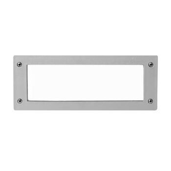 Aplique  de encastrar LETI 1xE27 IP66 C.29,3xL.9,8xAlt.11,3cm resina cinza