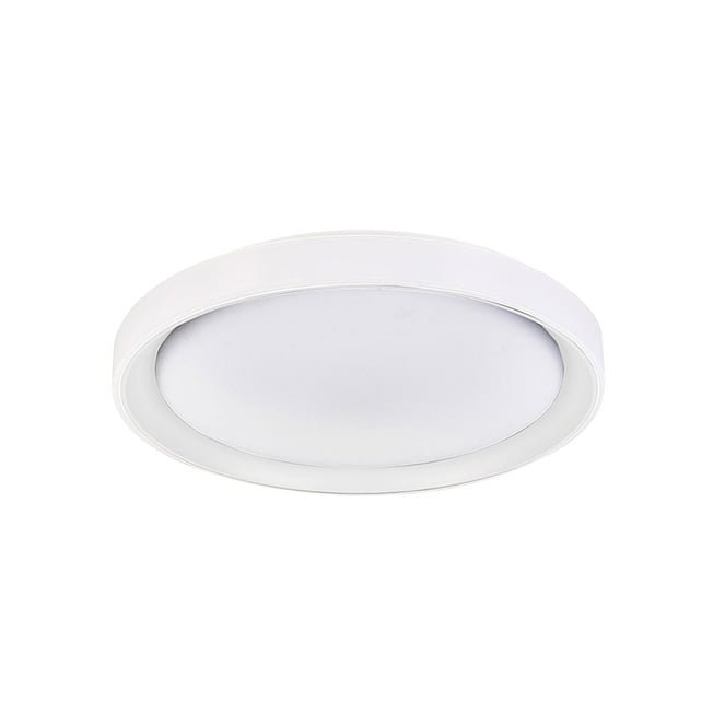 Plafond KIGALI 48W LED 3000-4000-6000K branco/branco - Linhaled