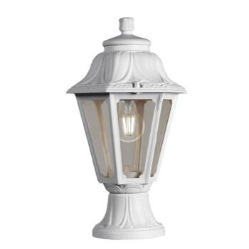 Pilar ANNA 1xE27 IP55 Alt.38,5xD.22cm resina branca