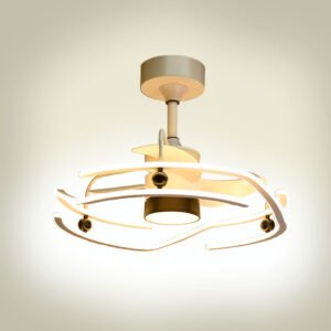 Ventoinha de tecto ALISON branco, 3 palas, 125W+125W LED 3000|4000|6000K A.50xD.63cm - Image 3