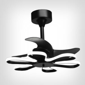 Ventoinha de tecto ENEBRO preta, 3 palas, 30W+30W LED 3000|4000|6000K A.41xD.53cm - Image 4