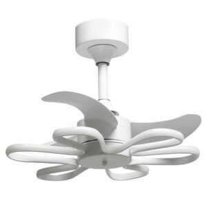 Ventoinha de tecto ENEBRO branco, 3 palas, 30W+30W LED 3000|4000|6000K A.41xD.53cm