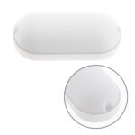 Aplique SURF ECOVISION oval IP65 9W LED 900lm 6400K Branco