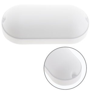 Aplique SURF ECOVISION oval IP65 18W LED 1800lm 4000K Branco