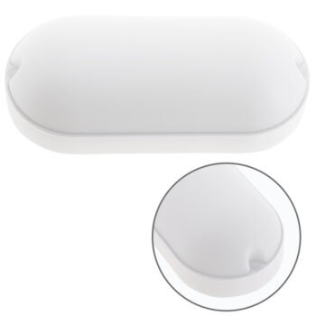 Aplique SURF ECOVISION oval IP65 18W LED 1800lm 4000K Branco