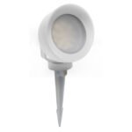 Foco com espigão TOMMY 1xGX53 10W botão CCT (2cores) IP66 branco