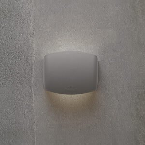 Aplique ABRAM 1xR7s (78mm) 3,5W botão CCT (3cores) IP55 C.15,5xL.6xAlt.12cm resina cinza - Image 2