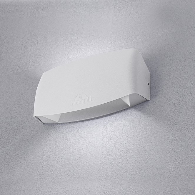 Aplique Exterior ABRAM R7s LED 7,5W CCT IP55 Resina Branca - Image 2