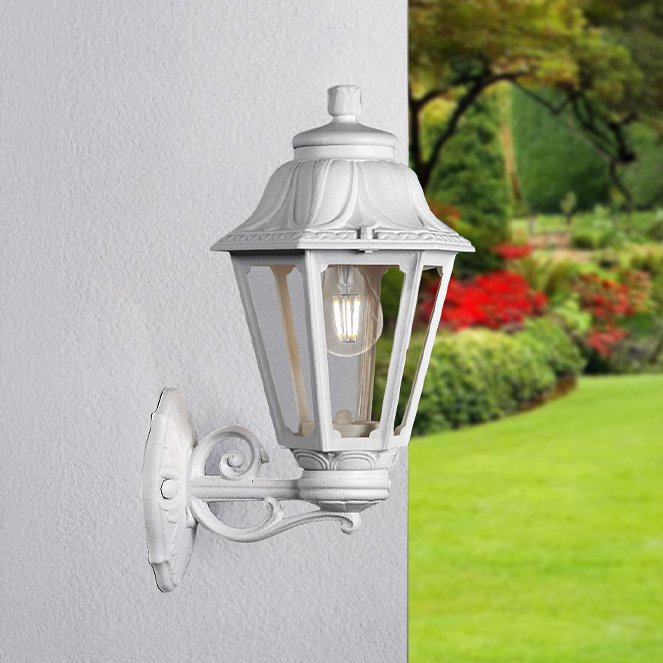 Aplique Exterior ANNA 1xE27 IP55 Resina Branco - Image 2