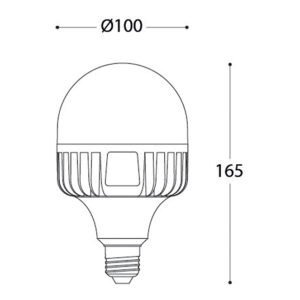 Lâmpada E27 (grosso) LED-CCT 15W CCT (3000/4000K) - Image 3