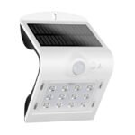 Aplique solar SOLARIS IP65 1,5W 220lm LED 3000K+LED traseiro 3000K Branco