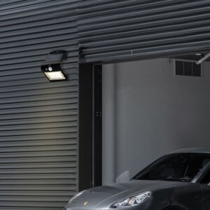 Aplique solar SOLARIS IP65 1,5W 220lm LED 6000K+LED traseiro 4000K Preto - Image 2