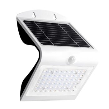 Aplique solar SOLARIS IP65 4W 500lm LED 3000K+LED traseiro 3000K Branco