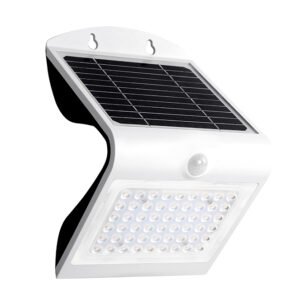Aplique solar SOLARIS IP65 4W 500lm LED 4000K+LED traseiro 4000K Branco