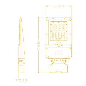 Aplique solar DALTON c/sensor e painel solar IP65 15W LED 1600lm 3000K 90° - Image 4