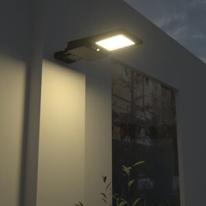Aplique solar DALTON c/sensor e painel solar IP65 15W LED 1600lm 6000K 90° - Image 3