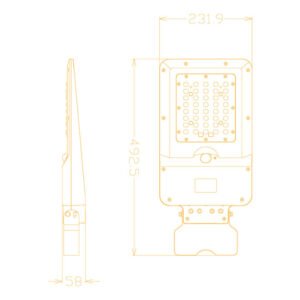 Aplique solar DALTON c/sensor e painel solar IP65 15W LED 1600lm 6000K 90° - Image 4