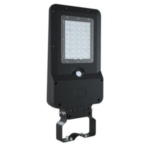Aplique solar DALTON c/sensor e painel solar IP65 25W LED 3000lm 6000K 90°