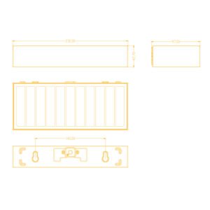 Aplique solar SANDOVAL IP65 3W LED 900lm 4000K Branco - Image 4