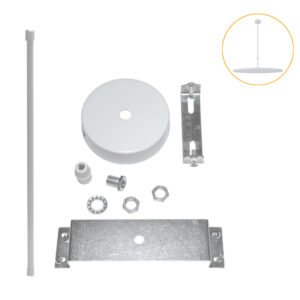 Conjunto de acessórios para suspender o plafond CAMUS de 48/58cm com tubo rígido