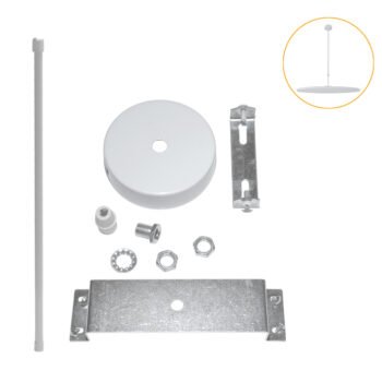Conjunto de acessórios para suspender o plafond CAMUS de 48/58cm com tubo rígido