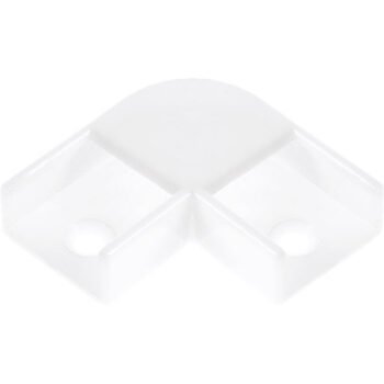 Canto para calha em U L.17,4xAlt.7mm