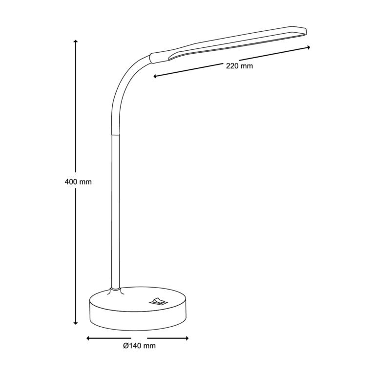 Candeeiro de mesa BOSTON 5W LED 4000K em preto - Image 5