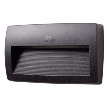 Aplique LORENZA 1xR7s (189mm) 10,5W botão CCT (3cores) IP55 resina preta