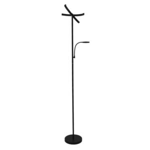 Candeeiro de pé IRIS com braço de leitura 20W+7W LED CCT (3000K-6000K), em preto - Image 2
