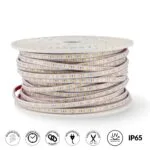 Fita Led PROSTRIP 230V 12W/m 120LED/m IP65 2100K autoclante 50m/rolo