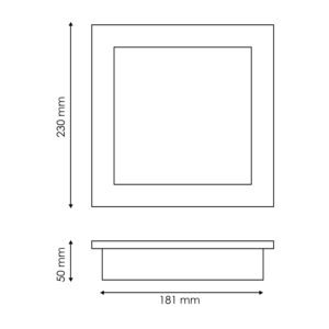 Foco de encastrar WHITE SQUARE quadrado 30W LED 3000lm CCT (3000K-4000K-6000K) Branco - Image 2