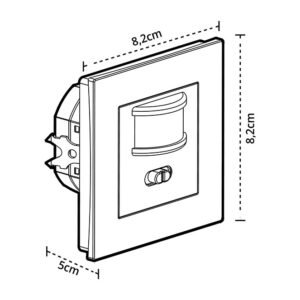 Sensor de movimento IR branco IP20, ângulo de detecção 160° - Image 2