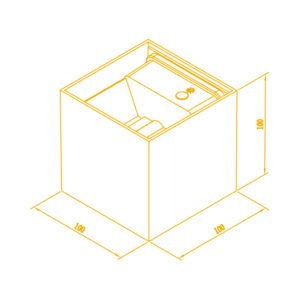 Aplique SORDO IP65 2x3W LED CCT 3000/4000/6500K Branco - Image 3