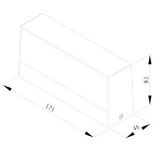 Aplique CORVO IP65 9W LED CCT 3000/4000/6500K Branco - Image 4